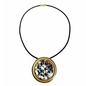 BALENCIAGA Crystal Pendant Necklace NWT